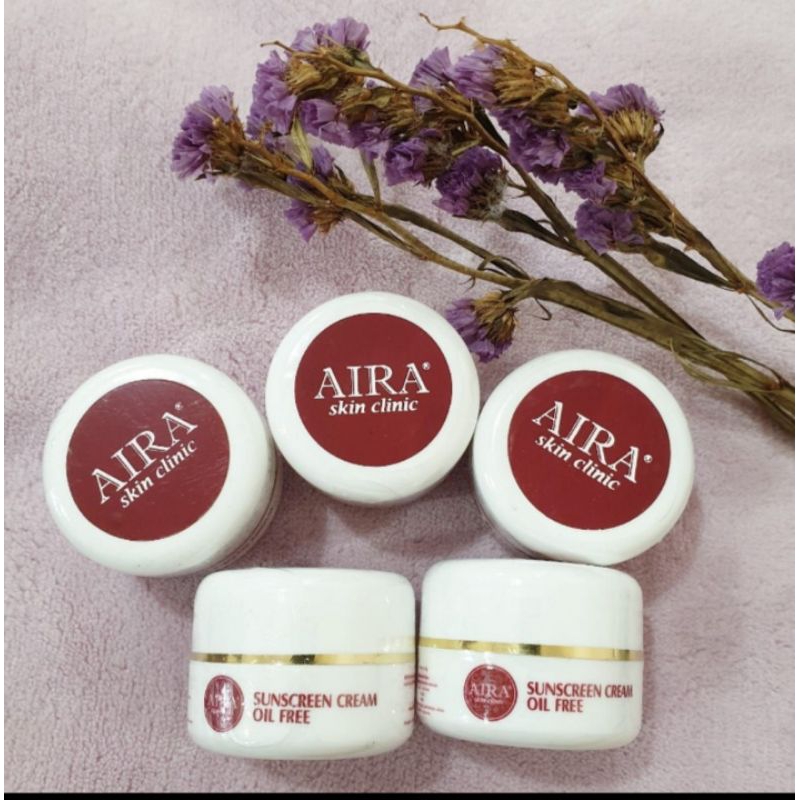 SUNSCREEN WHITENING FREE OIL BY AIRA SKIN CLINIC ORIGINAL ASLI