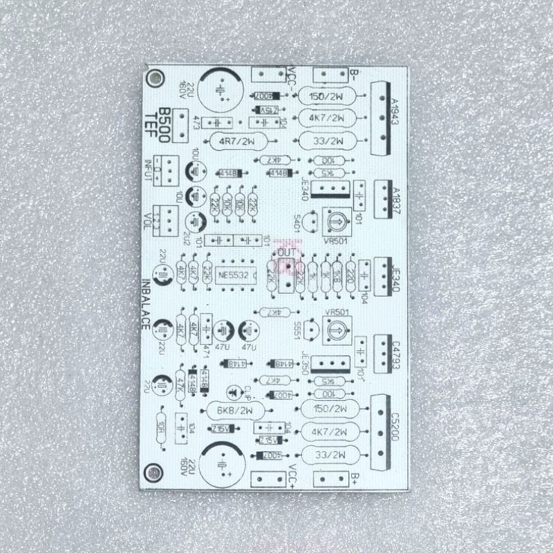 PCB Driver APEX B500 TEF 1350W B500 Input Balance Fiber