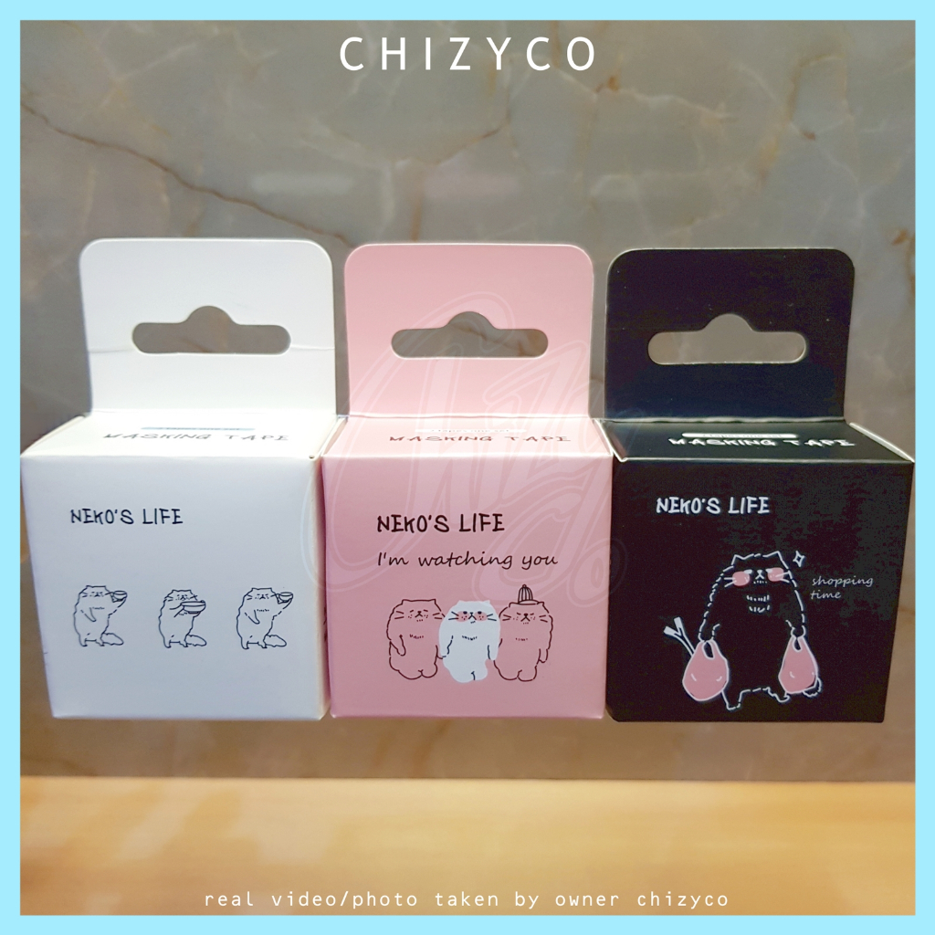 

WASHI MASKING TAPE CAT / SELOTIP KUCING / NEKO
