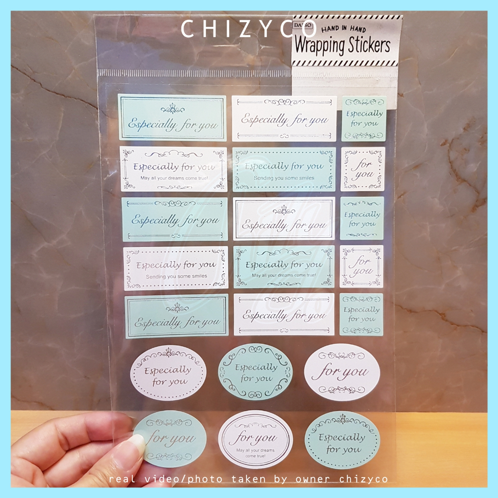 

WRAPPING STICKERS | GIFT DECORATION STICKER | JAPAN HANDCARRY