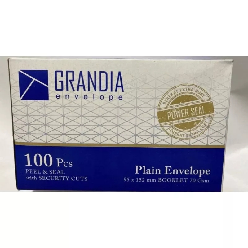 

1 BOX AMPLOP POLOS 104 DENGAN PEREKAT KONDANGAN