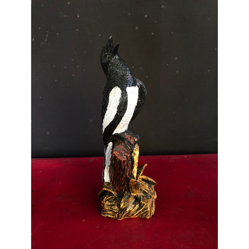 Patung Resin 3D Burung Kacer / Trophy Piala Resin / Miniatur Burung kacer Resin