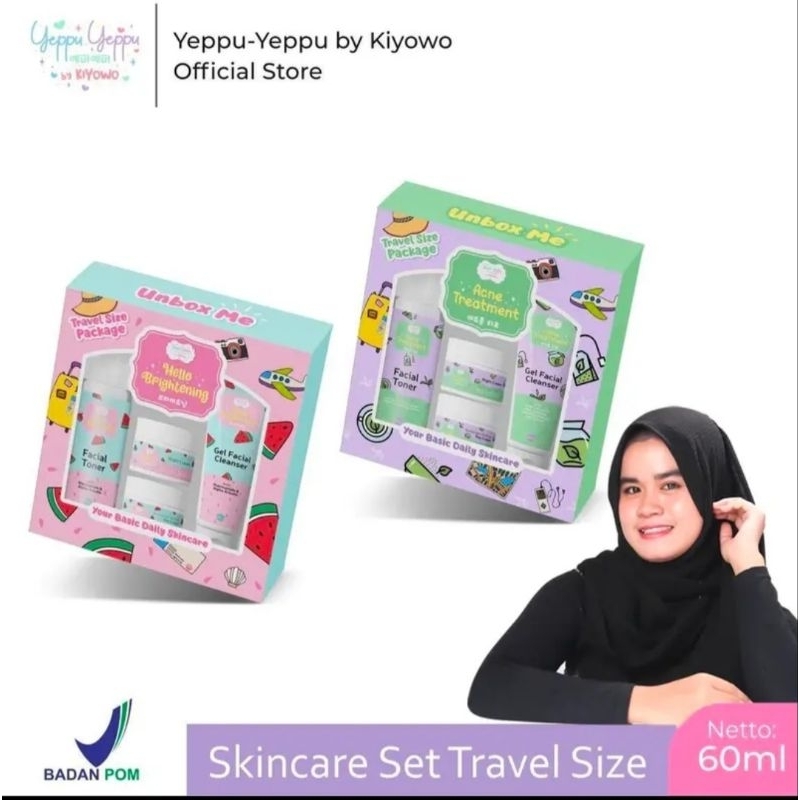 Yeppu-Yeppu by Kiyowo Basic Skincare Package / Paket Cream Yeppu- yeppu Termurah