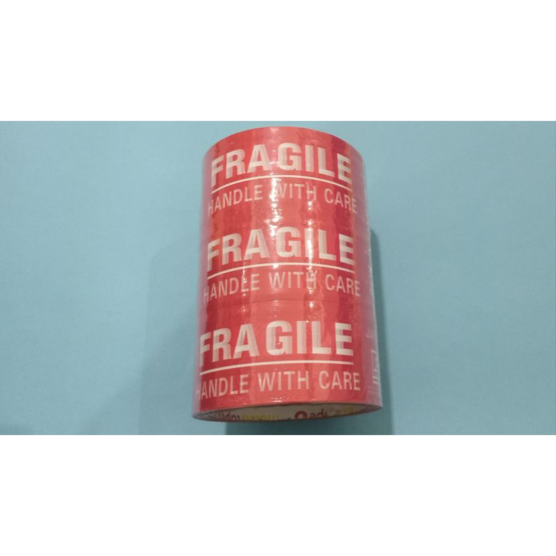 

Plakban Maika Fragile merah 2 inch 100 m