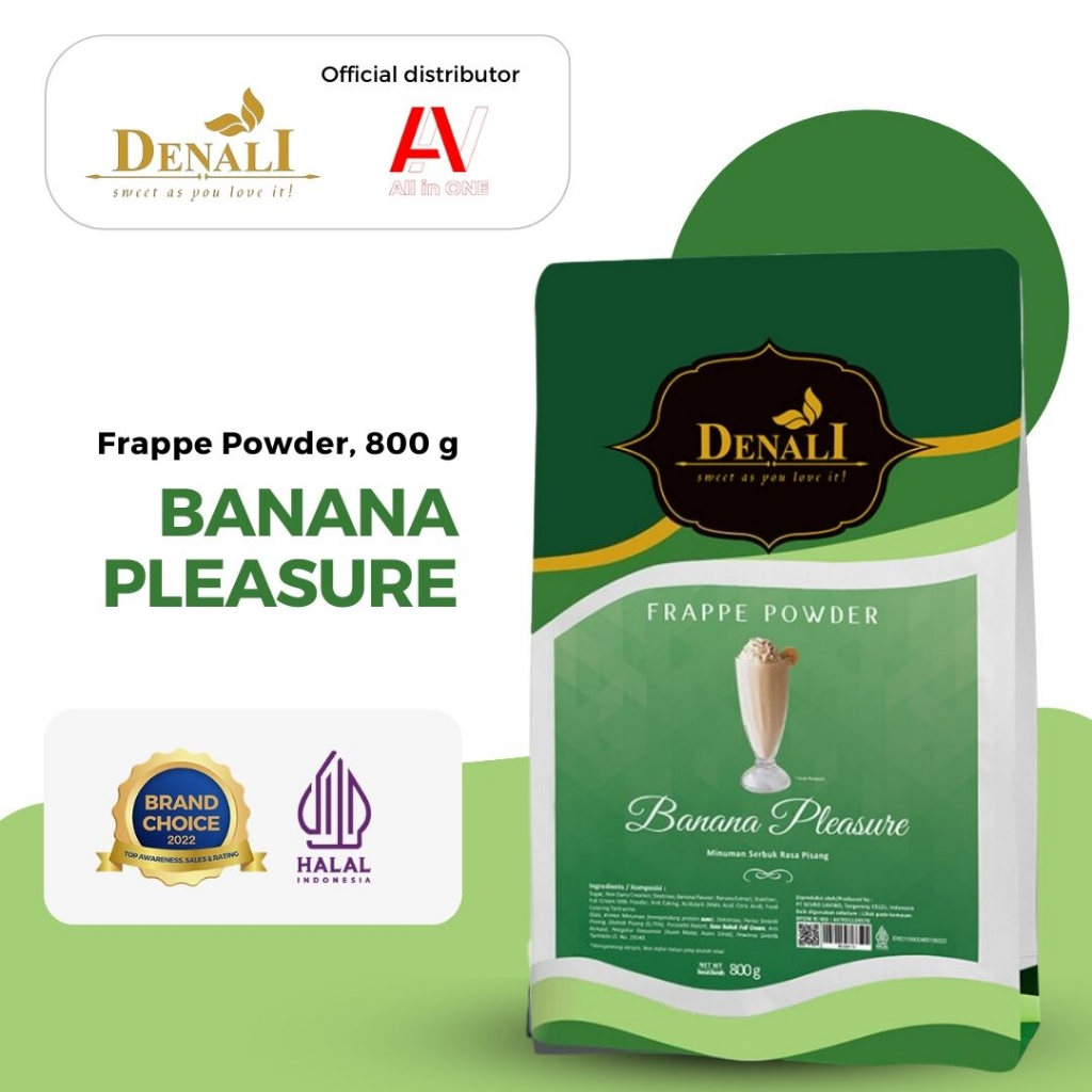 

Denali Frappe Powder 800g - Banana Pleasure