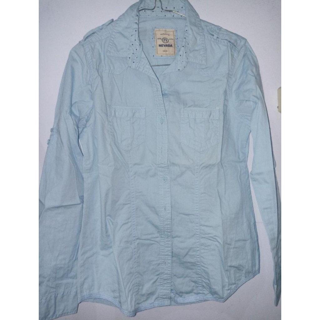 PRELOVED KEMEJA NEVADA SOFT BIRU