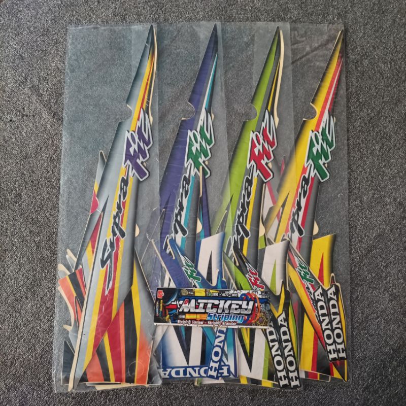 Striping Standar Stiker Honda Supra Fit Lama 2005