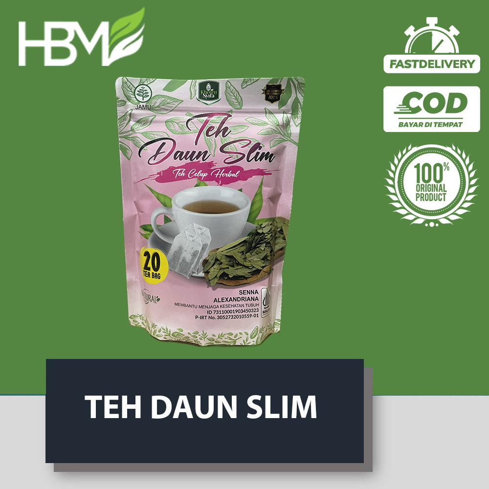 

TEH DAUN SLIM TEH CELUP HERBAL JATI CINA ISI 20