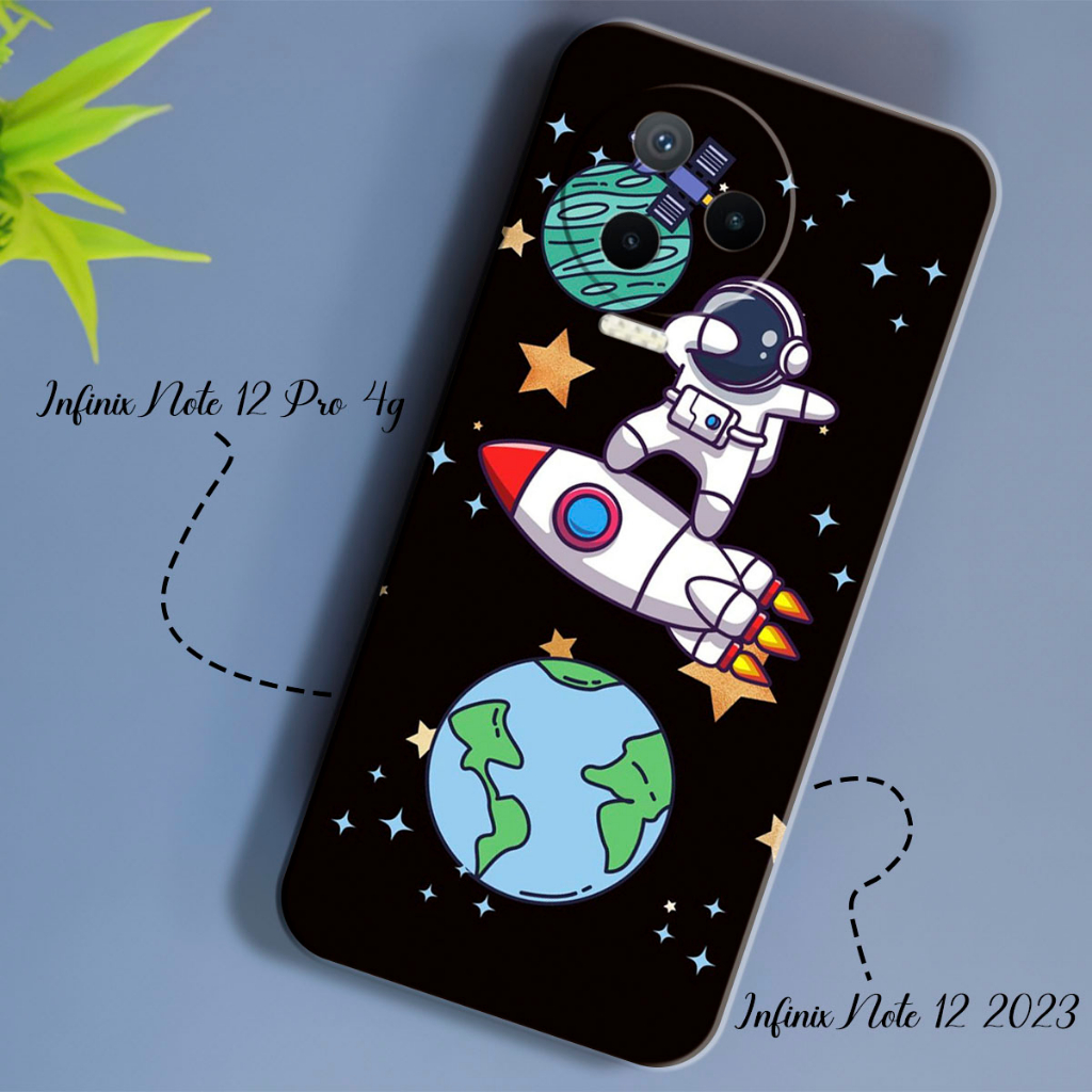 Casing Hp Infinix Note 12 2023  - [Model Astronot Galaxy] - Case Hp Infinix Note 12 Pro 4G - PICKS S