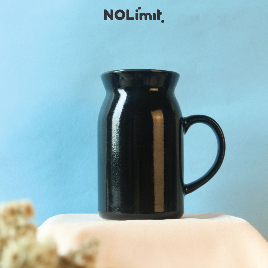 NOLIMIT GELAS ESTETIK MUG KERAMIK CANGKIR KOPI SUSU 500 ML COCOK UNTUK SOUVENIR DAN KADO
