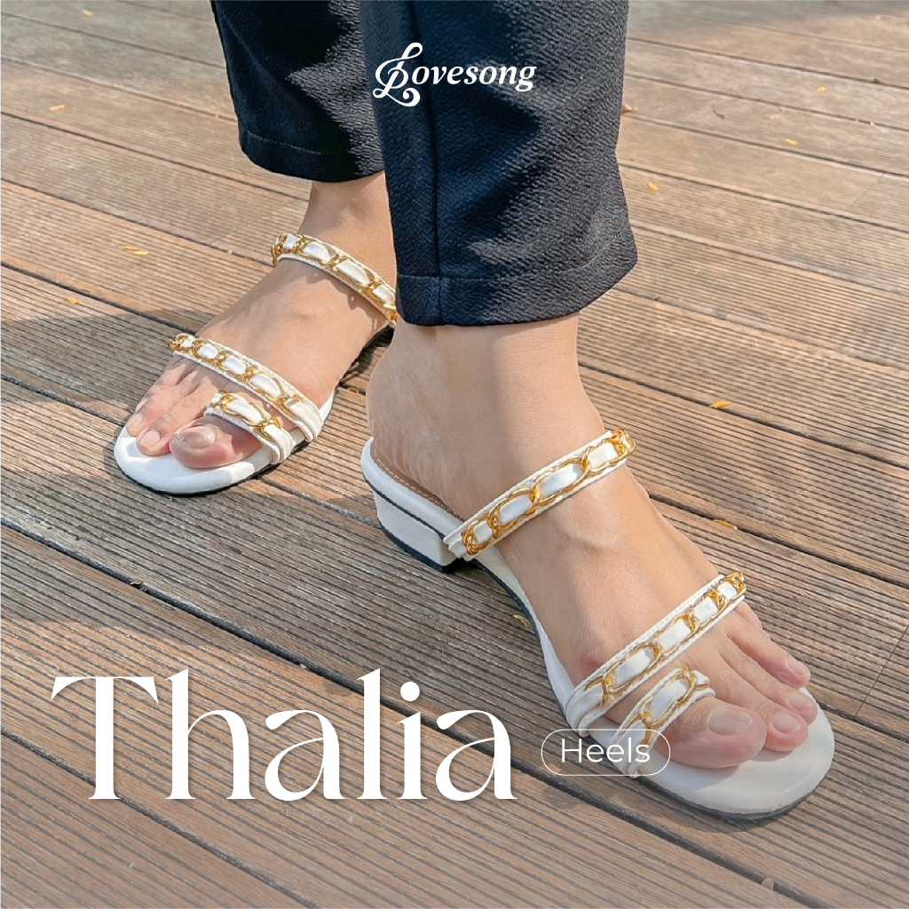 Lovesong - Thalia Heels | Sepatu Sandal Wanita Kekinian | Heels Wanita 3 cm | Heels Import