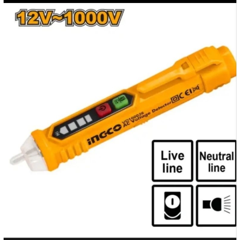 TESPEN Pendeteksi aliran listrik INGCO VD100026