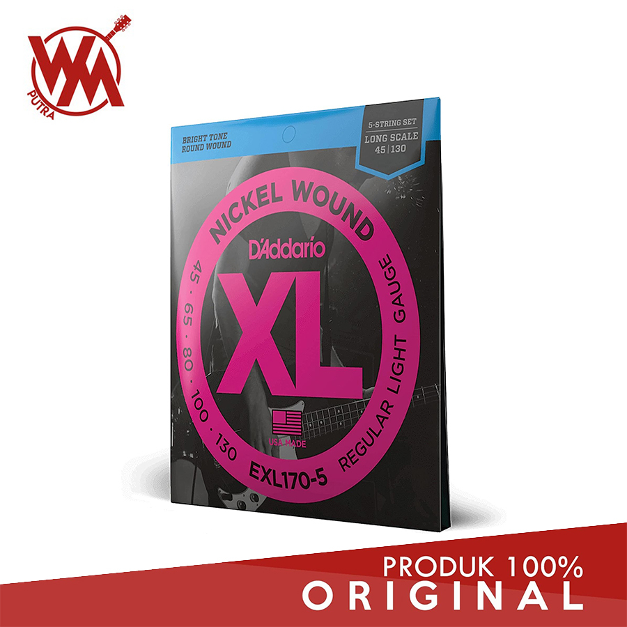 DADDARIO STRING BASS SOFT 5 STRING EXL 170