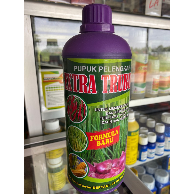 Pupuk pelengkap cair EXTRA TRUBUS top, Kemasan 1L