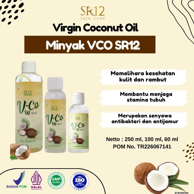 

SR12 Minyak Kelapa vico oil 250ml 100ml 60ml / vco minyak kelapa murni / Virgin Coconut Oil