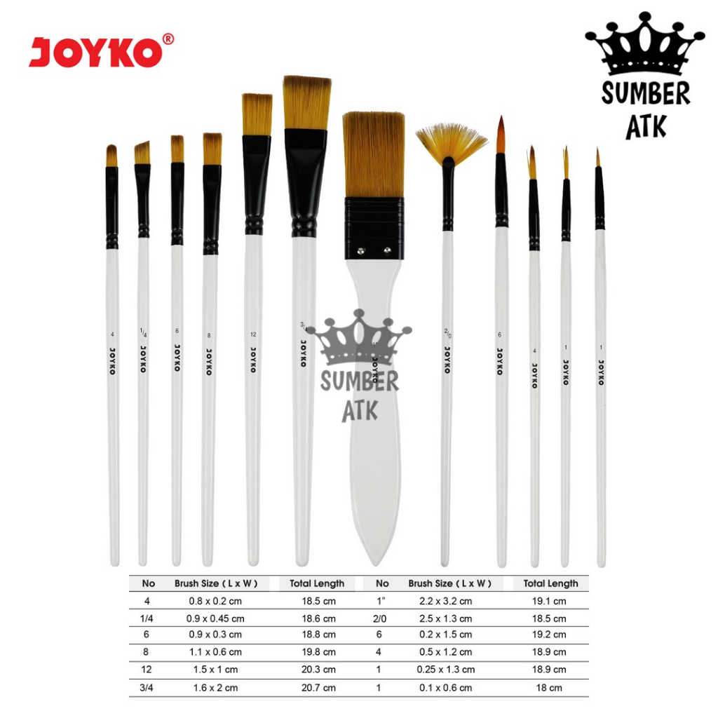 

HJK Brush Kuas Cat Air Lukis Acrylic Joyko BRS-18