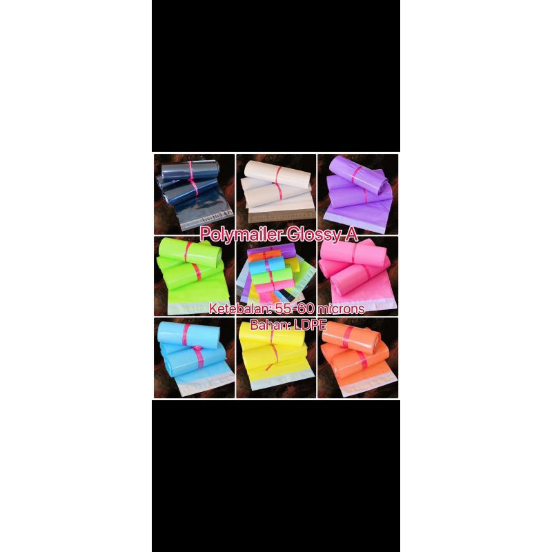 

PLASTIK PACKING POLYMAILER GLOSSY A & B
