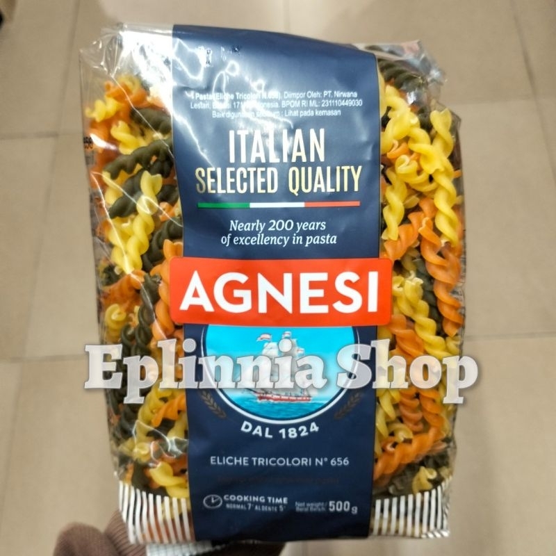 

Agnesi Eliche Tricolori N656 500 gr - Pasta