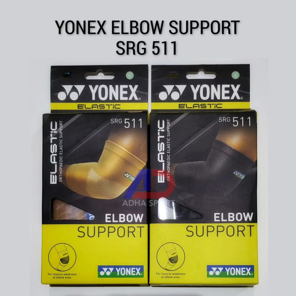 Yonex Elbow Support SRG 511 Elastic Deker Tangan Siku Badminton Original Adha Sport