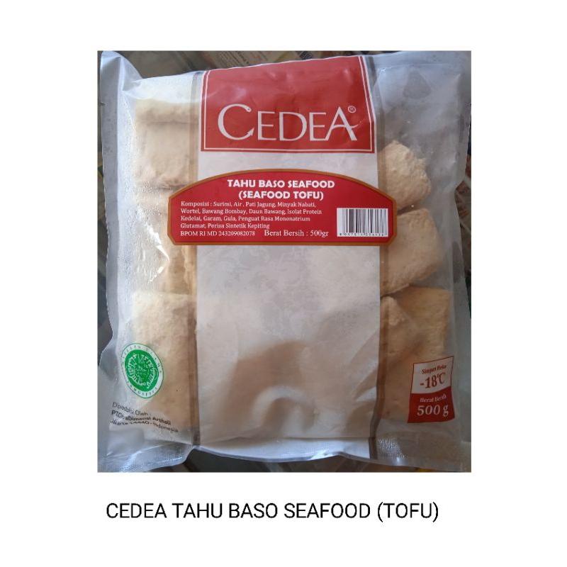 

Cedea tahu Baso Seafood 500 gr