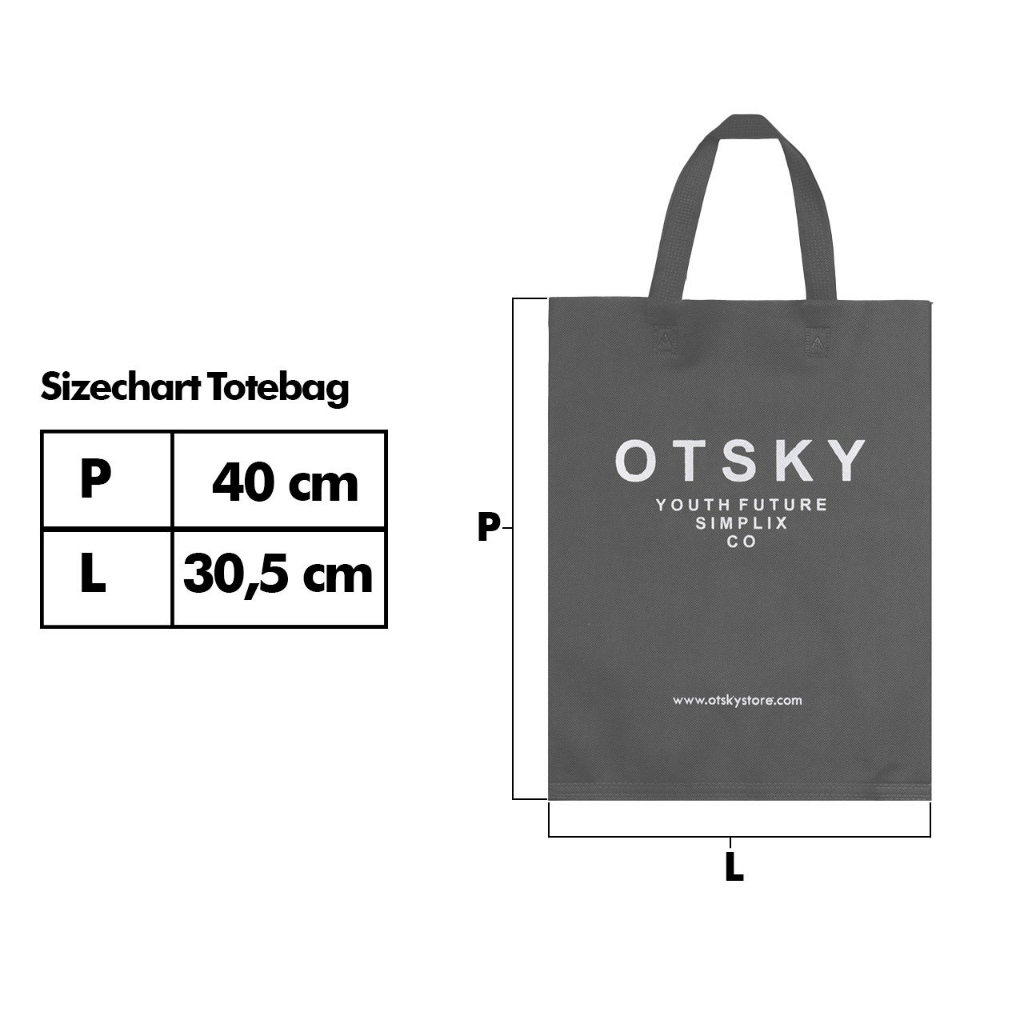 PROMO OTSKY TAS TOTEBAG SIMPLE PRIA / WANITA