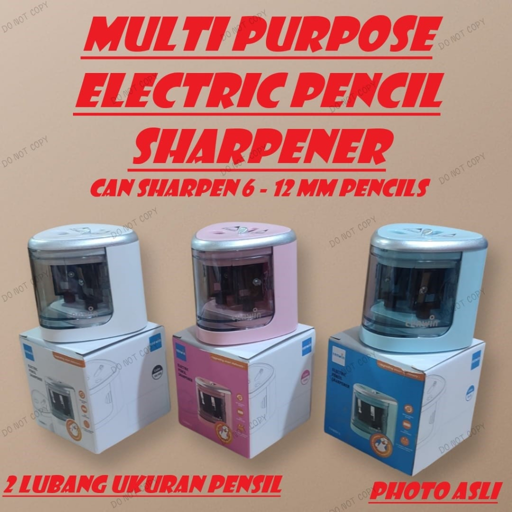 

Serutan Electric Pencil Rautan Pensil Otomatis Elektrik Sharpener