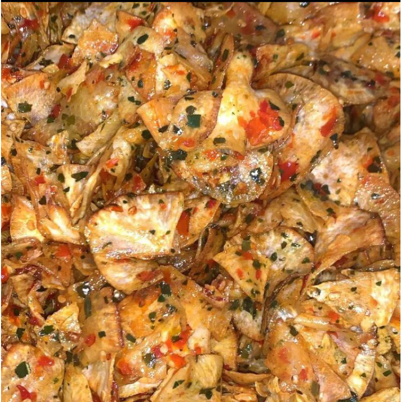 

KERIPIK SINGKONG PEDAS DAUN JERUK