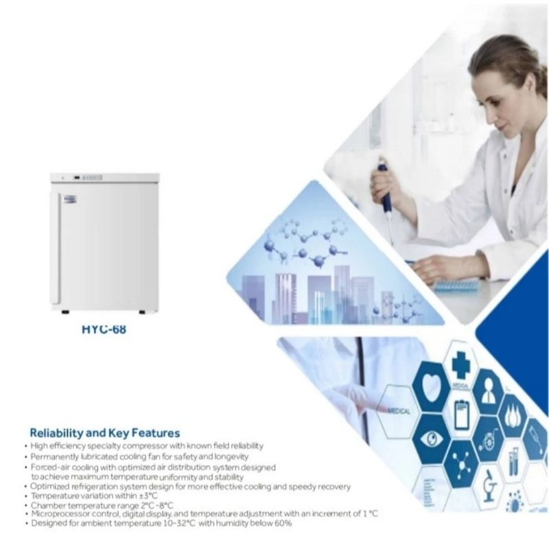 Haier Refrigerartor HYC-68 / Kulkas Haier HYC 68