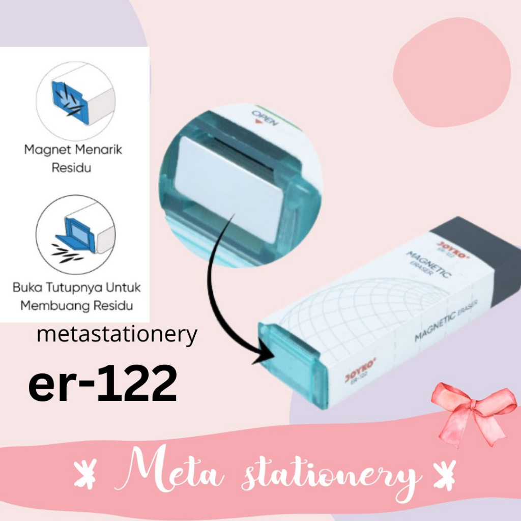 

Magnetic Eraser / Penghapus Magnetik ER-122 Joyko