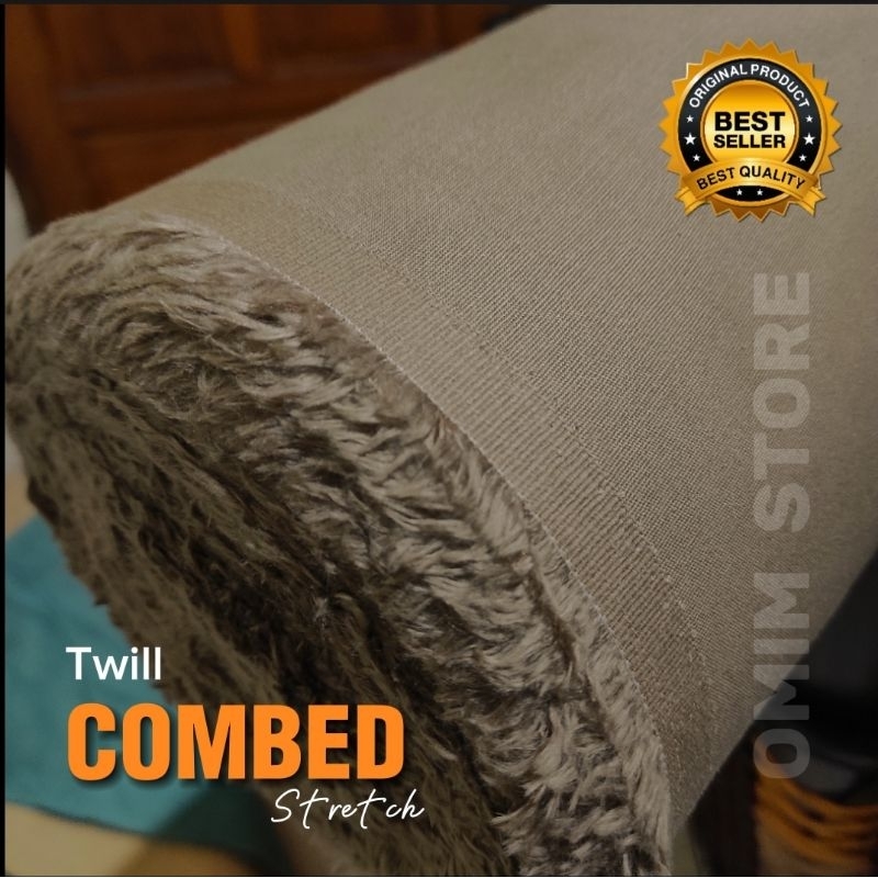 Kain Katun Twill Stretch Chino Grade A Eceran