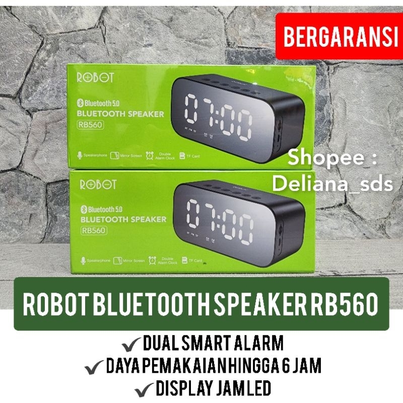 Robot Bluetooth Speaker RB560 Garansi Resmi 1 Tahun Robot Speaker Bluetooth RB560 Speaker Bluetooth 