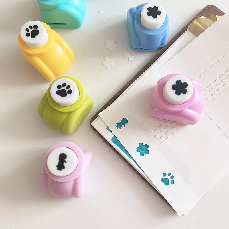 

Puncher mini DIY karakter pembolong kertas scrapbook kerajinan craft punch