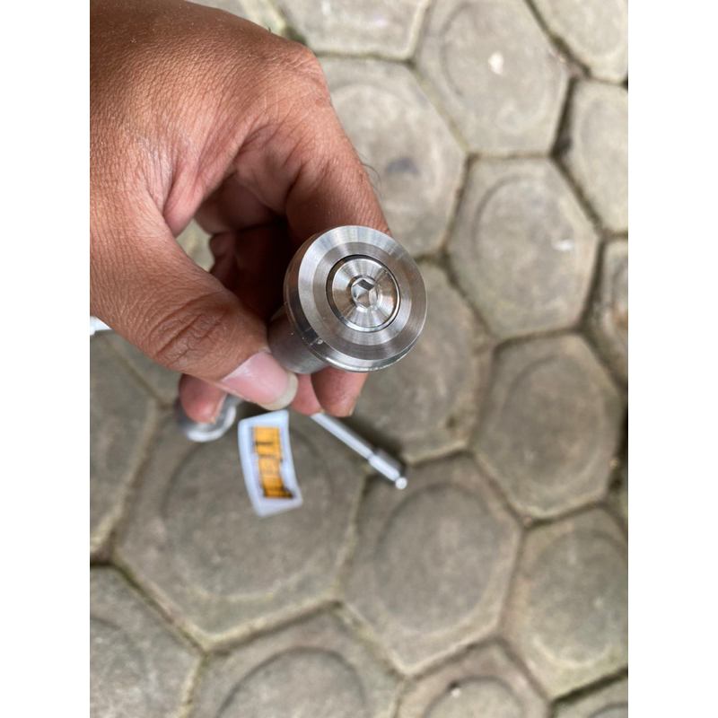 As roda depan ninja r ninja rr stainless as 12mm