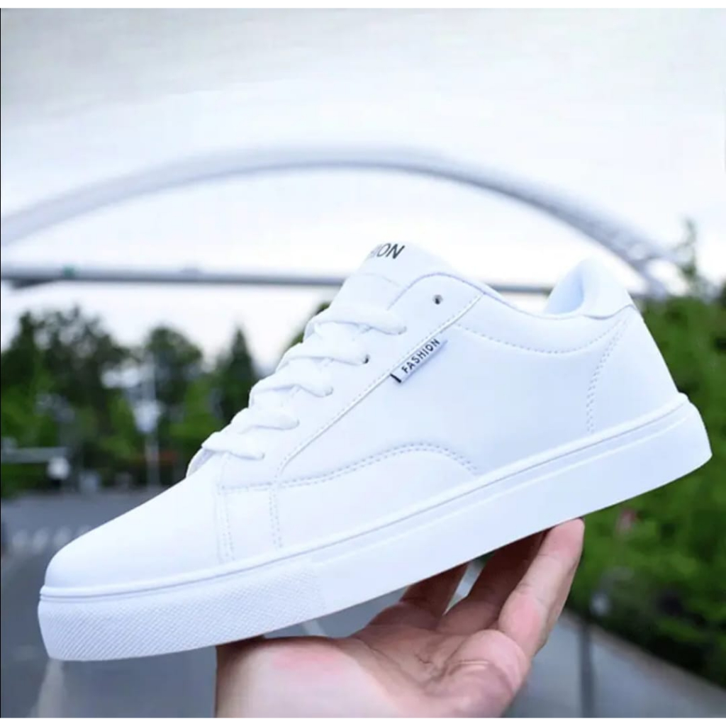 Sepatu Pria Wanita Putih Polos Ket 2023 Sepatu Putih Pria