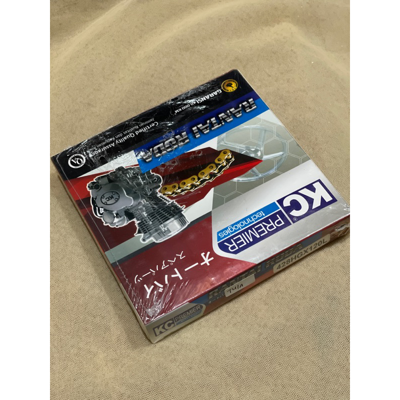 RANTE 428H-120 GOLD KC RANTAI MOTOR 428HX120 EMAS