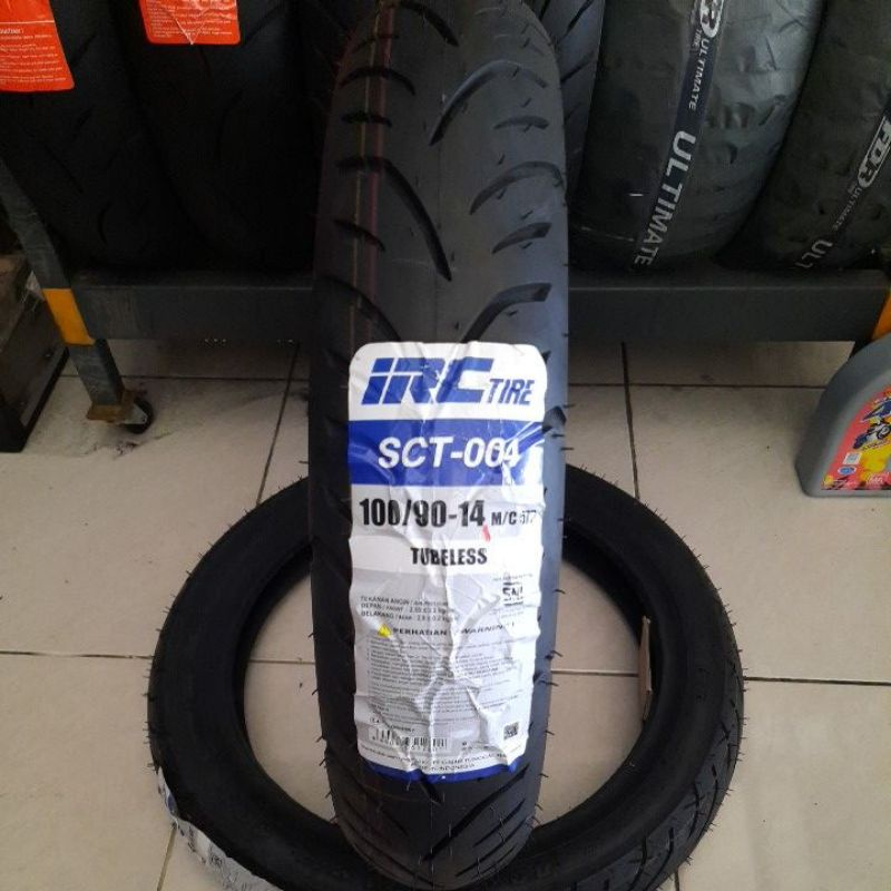IRC SCT-004 Ban Motor Lexi Ring 14 Uk 100/90-14 Tubeless Lexi/PCX/Vario 150 - IRC SCT-004