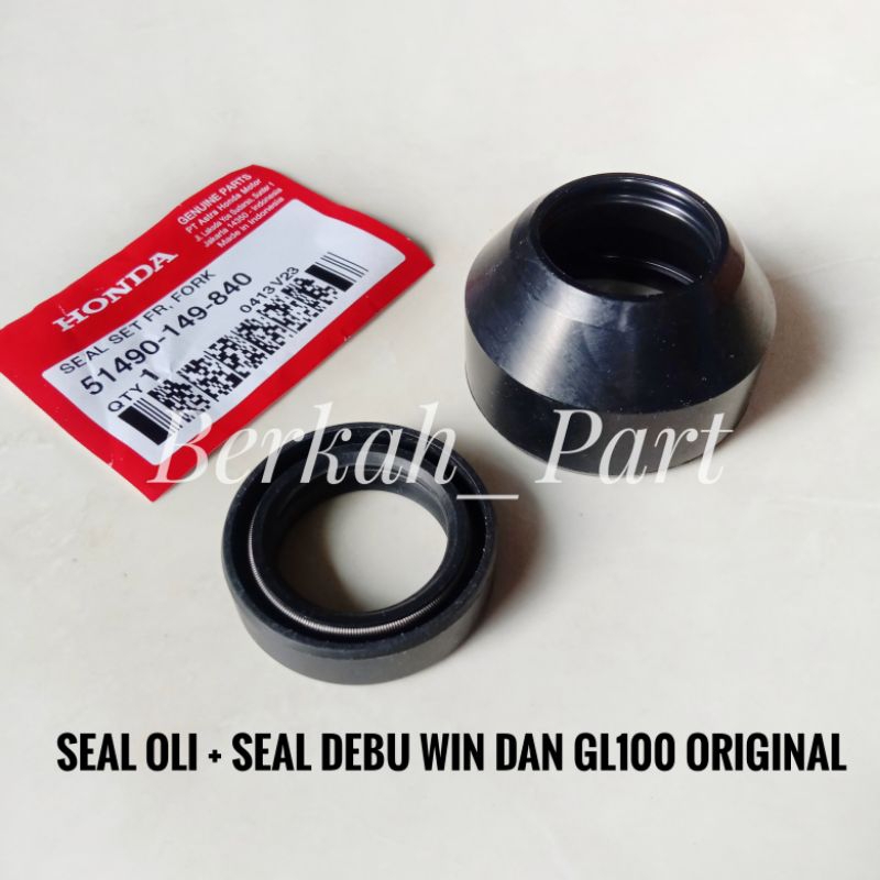 Seal sil shock skok depan honda win ori original