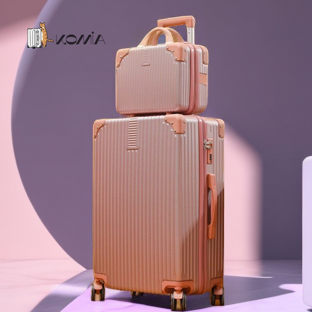 KOMIA Germany PC Material Koper besar koper kecil 14inch 20inch 22inch 24inch Kabin Bagasi Tas Trave
