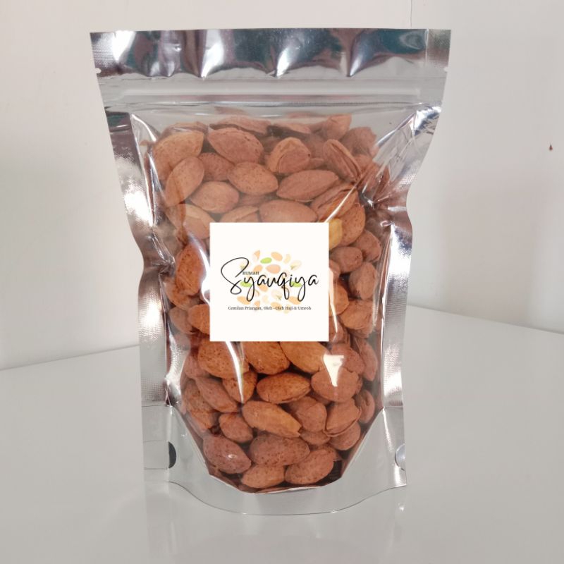 

125 gr - KACANG ALMOND ORIGINAL DAN CANGKANG SUSU