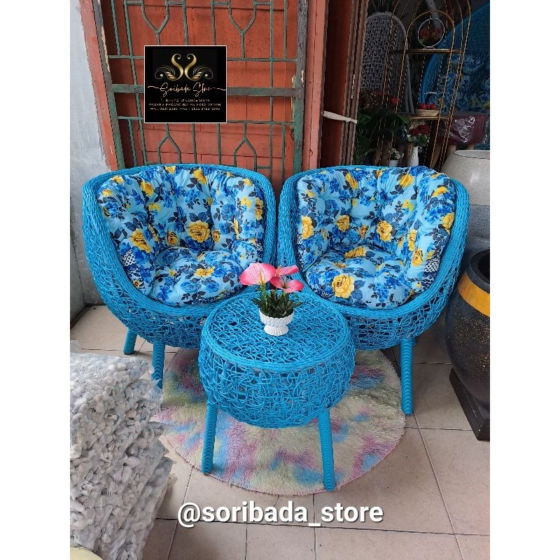 Kursi Teras Set Brekele | Kursi Teras Unik | Kursi Teras Empuk | Kursi Teras Minimalis