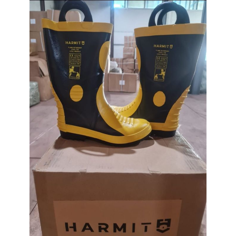 Sepatu Pemadam HAIDAR Firefighter Boots NOT HARVIK
