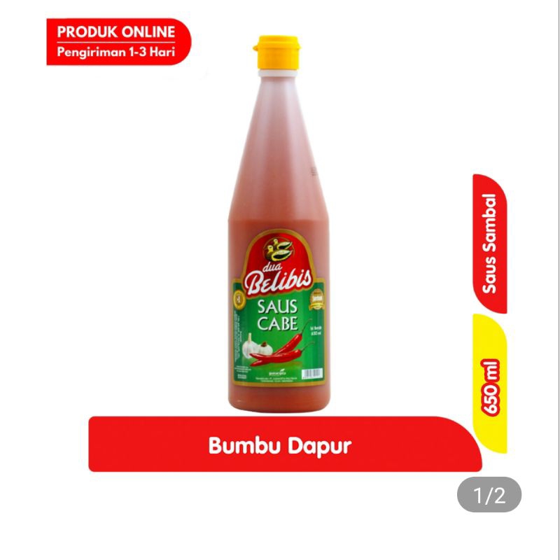 

Dua Belibis Saus Cabe Botol 650 ml