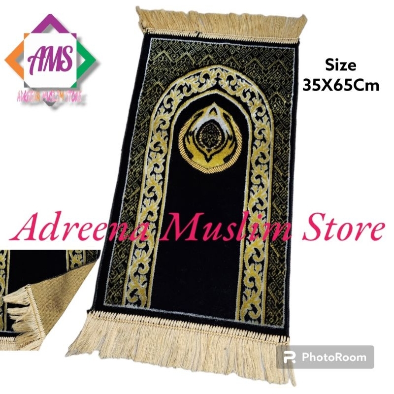 Sajadah Turki Kiswah Mini,Sajadah Sujud,Sajadah Travelling,Sajadah Anak-Anak,Sajadah Bludru Turki Ka