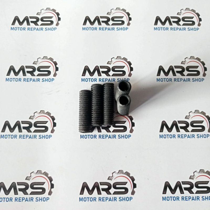 SOK DRAT M 6 X 8 HITAM DRAT DALAM BAUT 10 DRAT LUAR BAUT 12