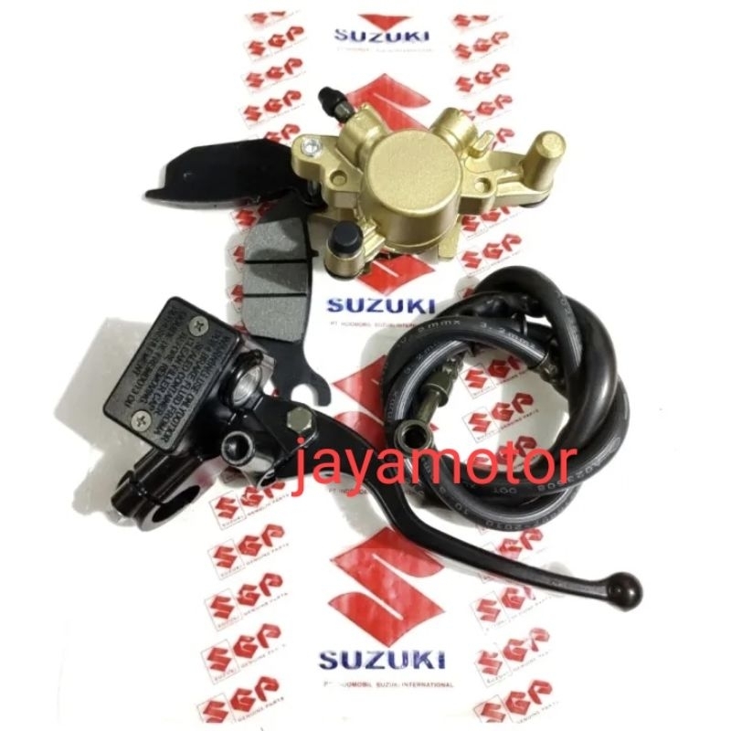 selang rem+master rem+kaliper depan only Suzuki spin 125,skydrive