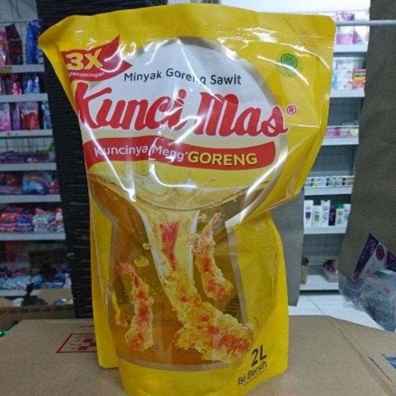 

Minyak goreng Kunci Mas 2 L
