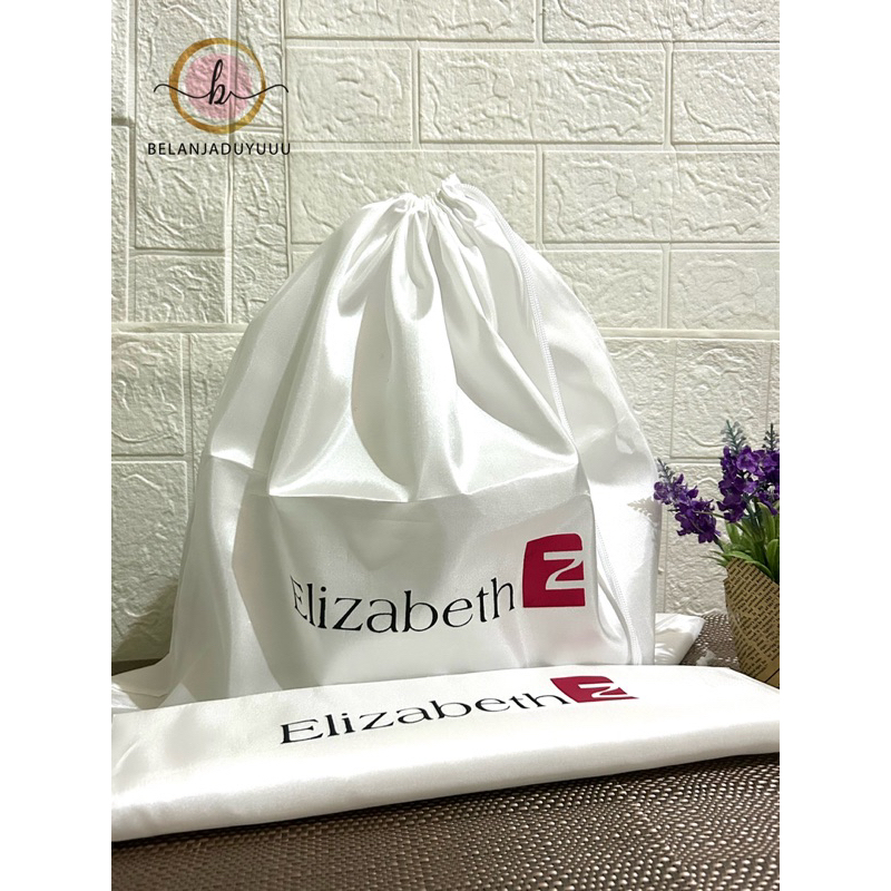 Dustbag Elizabeth Bahan SATIN Dustbag Pelindung Debu Db Branded