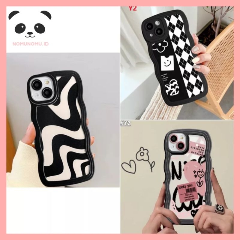 Case Wave Lucky Xiaomi Redmi Note 11 Note 11S Note 7 Note 7 pro Softcase Gelombang Lentur