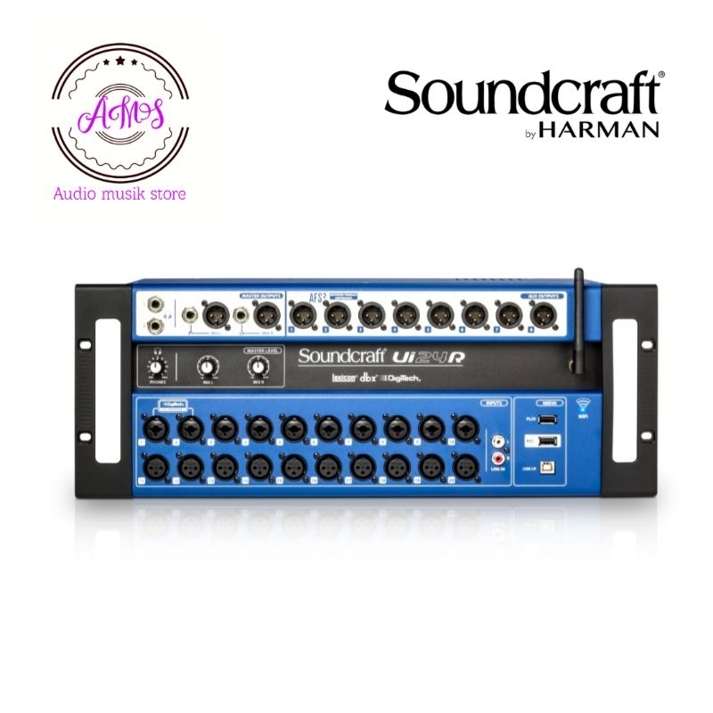 MIXER AUDIO DIGITAL SOUNDCRAFT UI 24R/SOUNDCRAFT UI 24R/MIXER AUDIO DIGITAL RACKMON SOUNDCRAFT UI24R