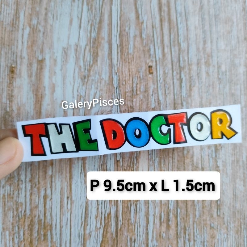 stiker motor keren stiker timbul the doctor